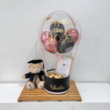 Load image into Gallery viewer, Graduated Hot Air Balloon Gift Hamper
