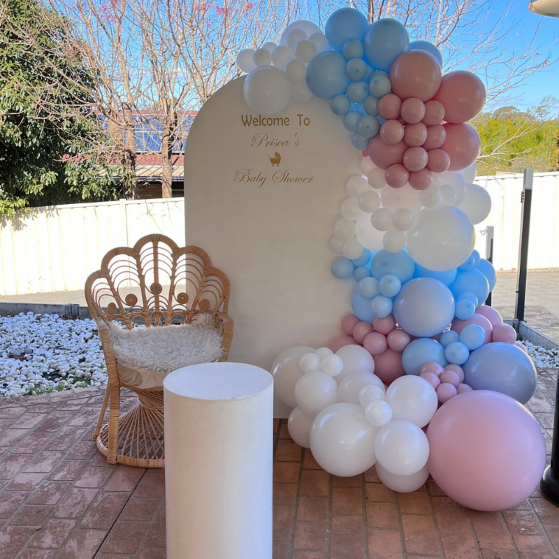 Baby Shower Balloon Backdrop Variant 2