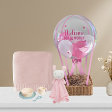 Load image into Gallery viewer, Blanket, feeding Set and Comforter Balloon Box
