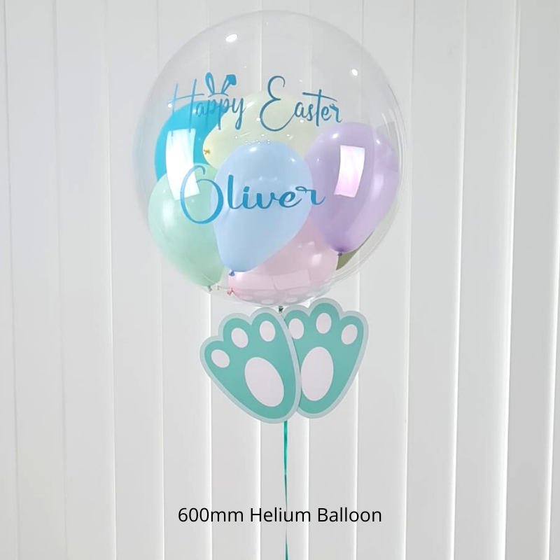 Personalised Clear Helium Balloon