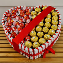 Load image into Gallery viewer, Kinder Chocolate, Lindt &amp; Ferrero Heart Gift
