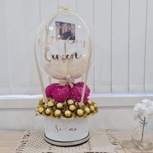 Load image into Gallery viewer, Luxury Ferrero Rocher &amp; Flower Hot Air Balloon
