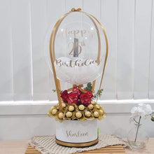 Load image into Gallery viewer, Luxury Ferrero Rocher &amp; Flower Hot Air Balloon
