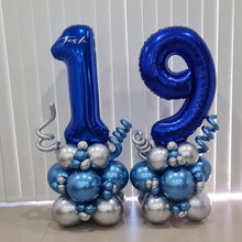 Load image into Gallery viewer, Two Number Balloon Tower
